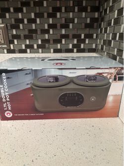 New 1.7L double hot pot cooker