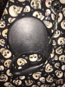 Med/lg black dog leash