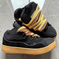 Lanvin Curb Sneakers 'Black Gum' 2024 size44