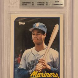 1989 Topps Update Bsseball TIFFANY Ken Griffey Jr MINT 9