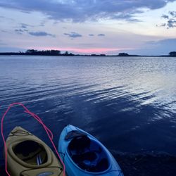 Two Yellow Kayaks