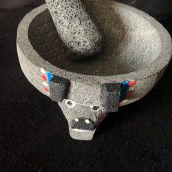 12”Molcajete Salsa Volcanic Rock Mixer