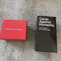 Card Games (We’re Not Really Strangers + Cards Against Humanity)