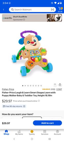 Fisher-Price Laugh & Learn Puppy Walker Toy