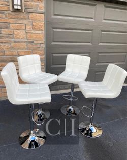4 brand new white bar stools bar stool chairs chair