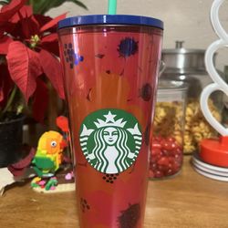 Flower Starbucks Acrylic Cup