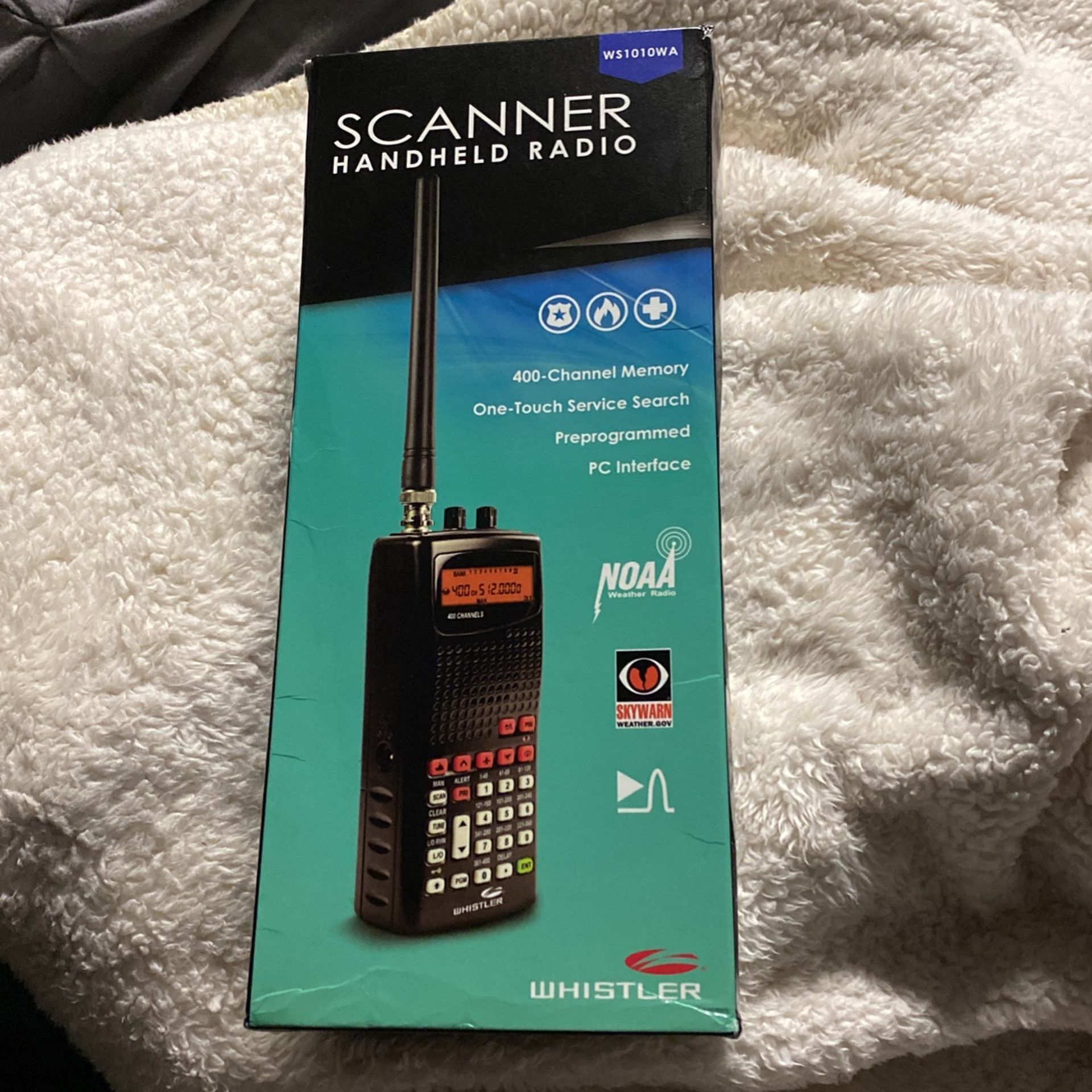 Whistler Scanner Radio Ws1010wa