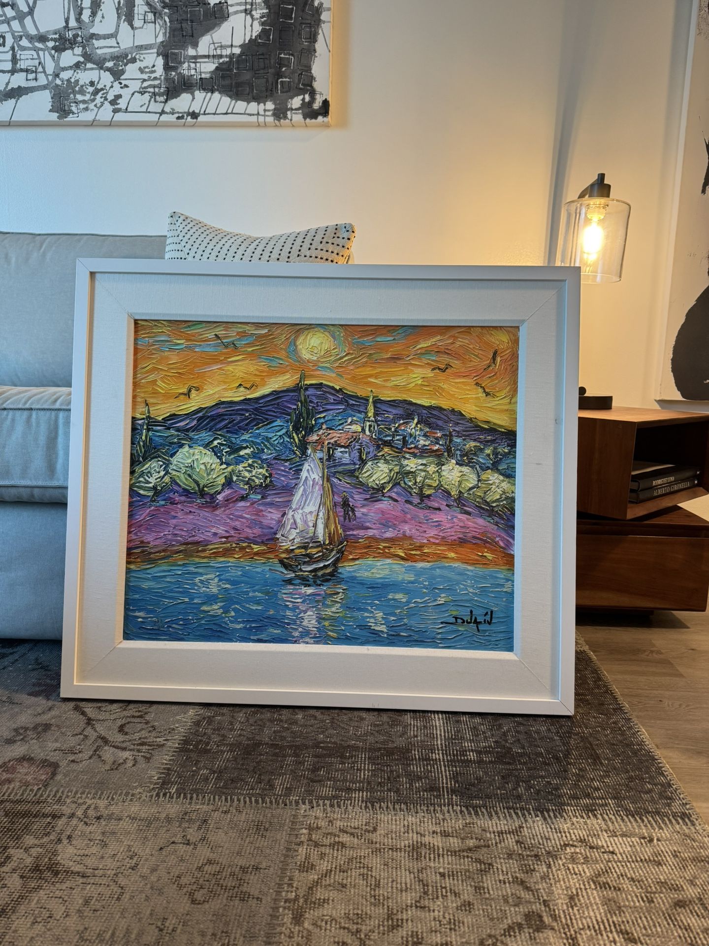 “Pop Van Gogh” Duaiv Original Framed Painting