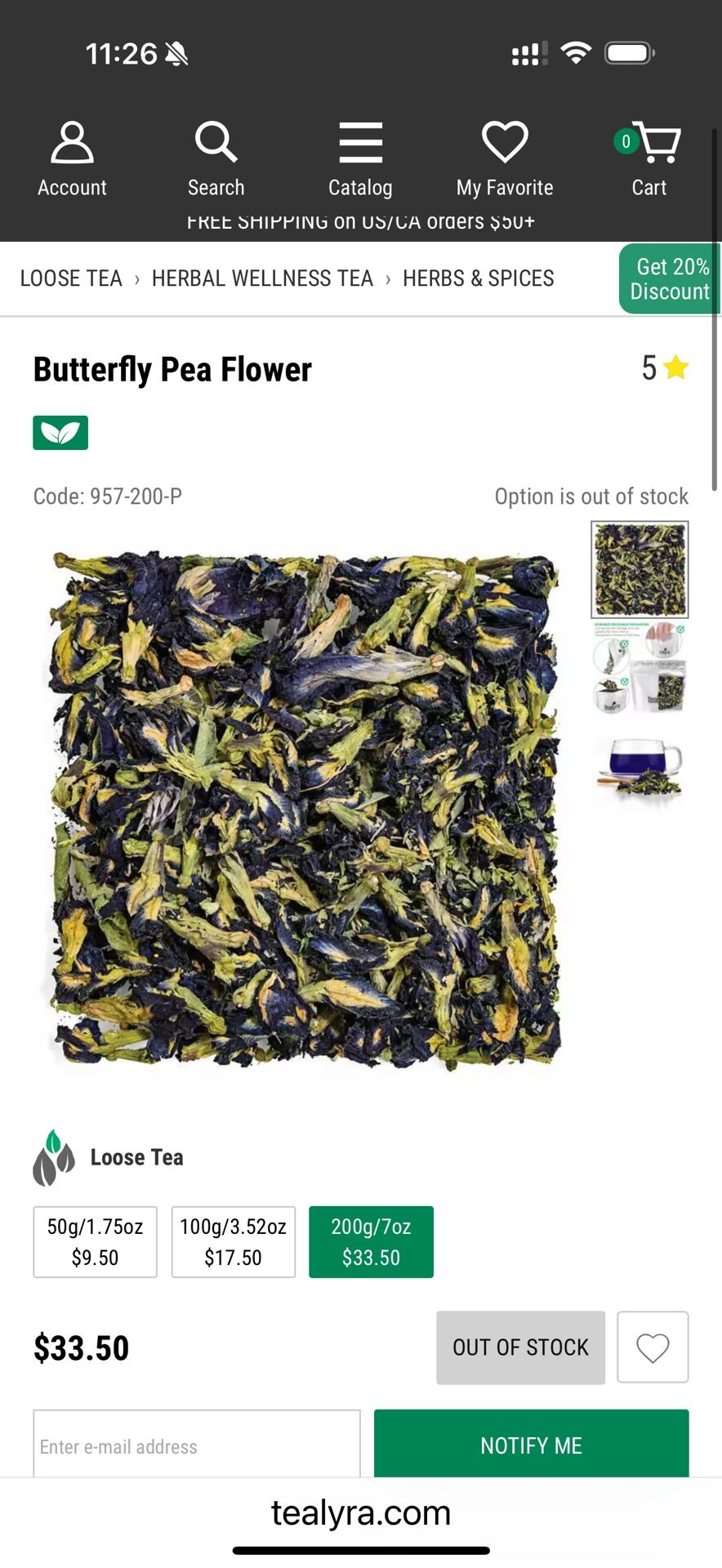 Butterfly Pea Tea