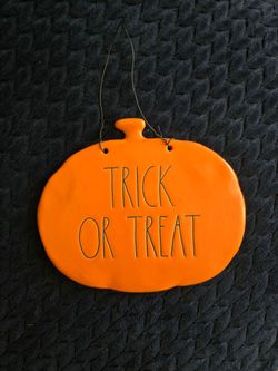 Rae Dunn halloween decor