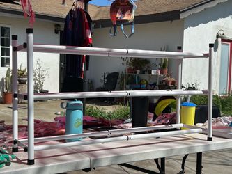 3 tier adjustable shoe rack