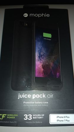 iPhone 8 Plus & iPhone 7 Plus Mophie Juice Pack case 33 hours of battery
