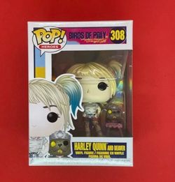 Funko Pop Harley Quinn and Beaver #308