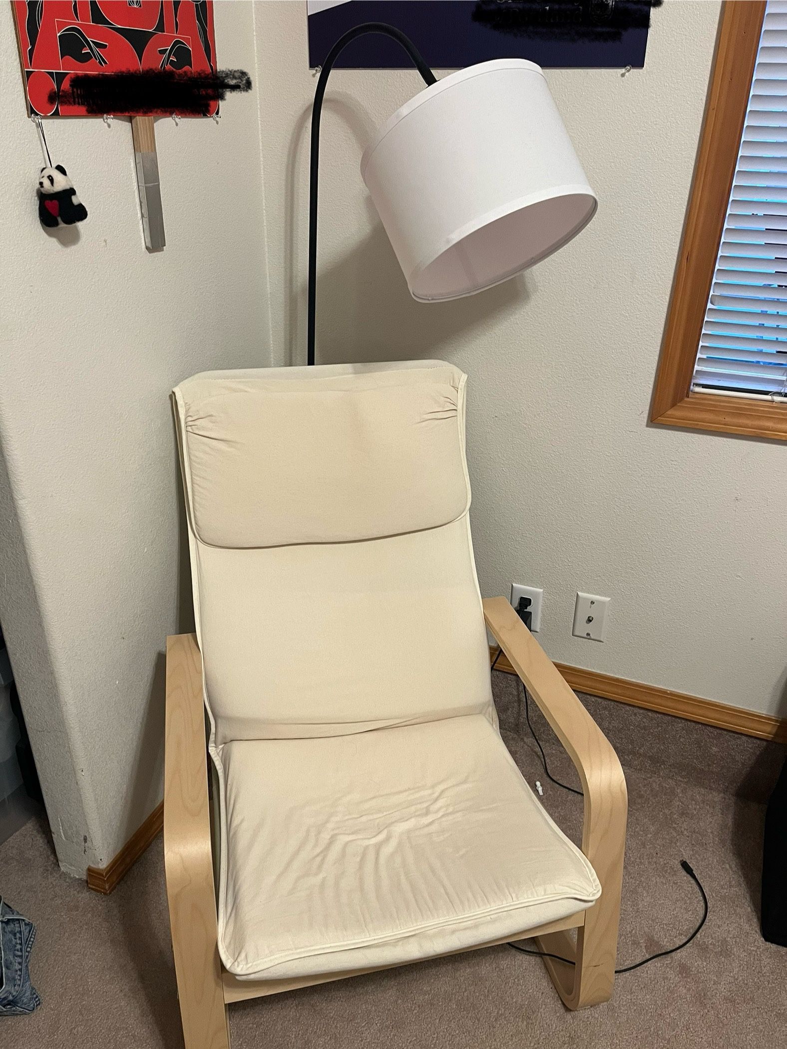 IKEA Chair And Floor Lamp 