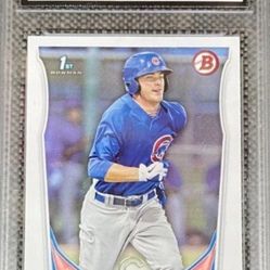 2014 BOWMAN 1RST BASEBALL CARD RC KRIS BRYANT GRADED GMA GEM MINT *10* 111422