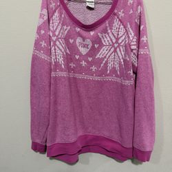 PINK oversized Sweater M
