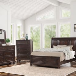 BRAND NEW! Magnolia 5-PC Queen Bedroom Set 