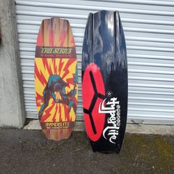 Wake boards no bindings $30 each or both for $40 