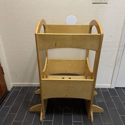 Little Partners Kids Learning Tower, Toddler Tower Adjustable Height Kitchen Step Stool