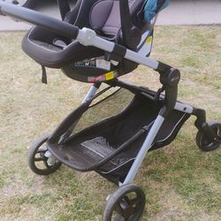 Baby stroller carrier combo