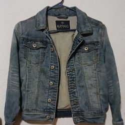 Buffalo David Bitton Blue Jean Jacket Size Large