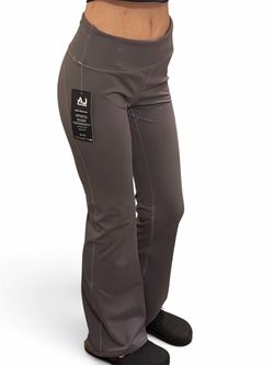 Women's Gray Flare Yoga Pants with Tags