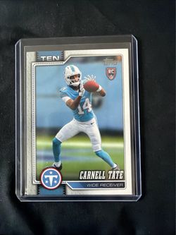 Topps Flagship Carnell Tate Tennessee Titans TEN Rookie