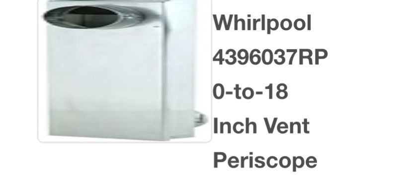 Whirlpool Dryer Vent Stack