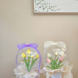 Flower balloon bouquet For Birthday