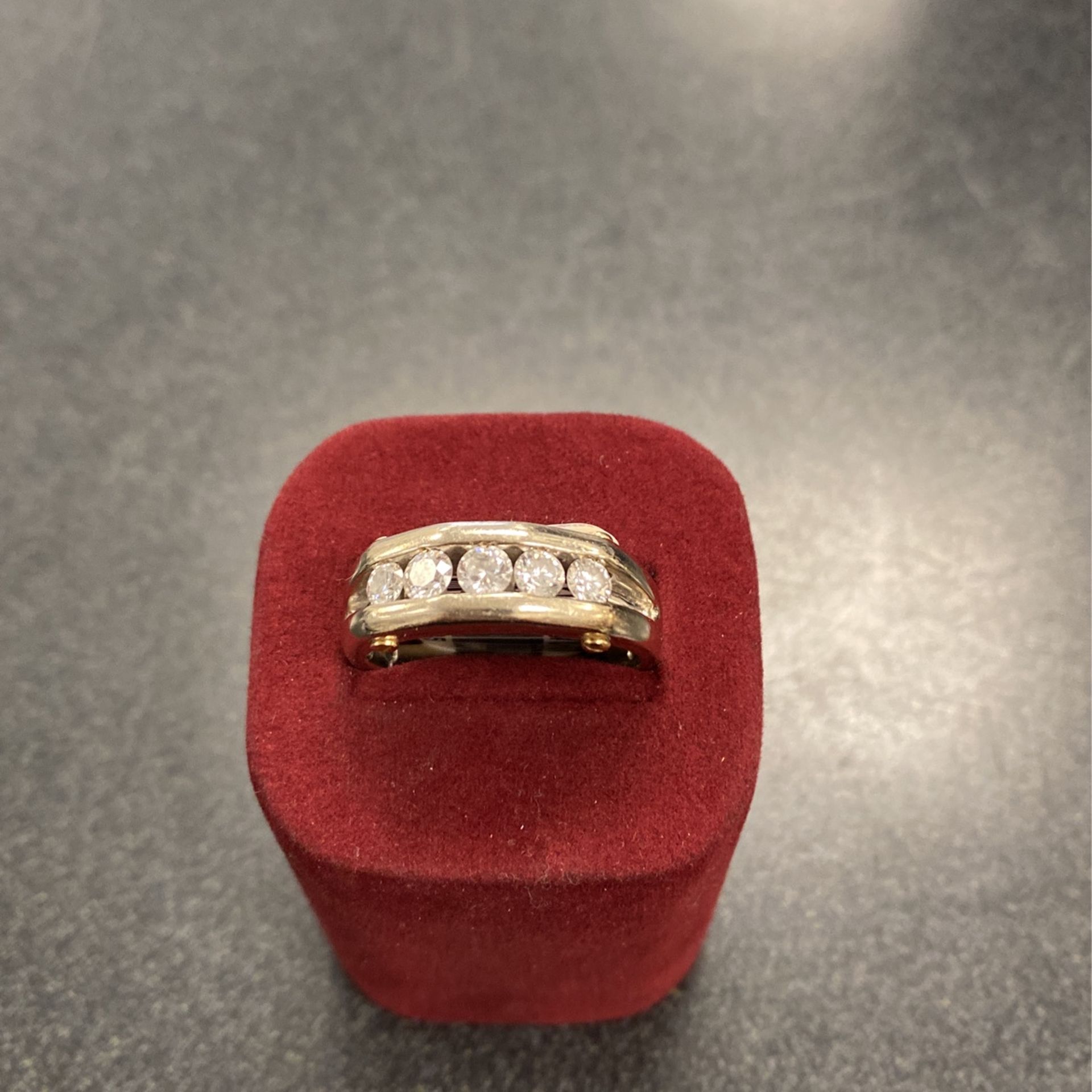 Mens Ring 14k .75 In Diamond Weight Sz-12