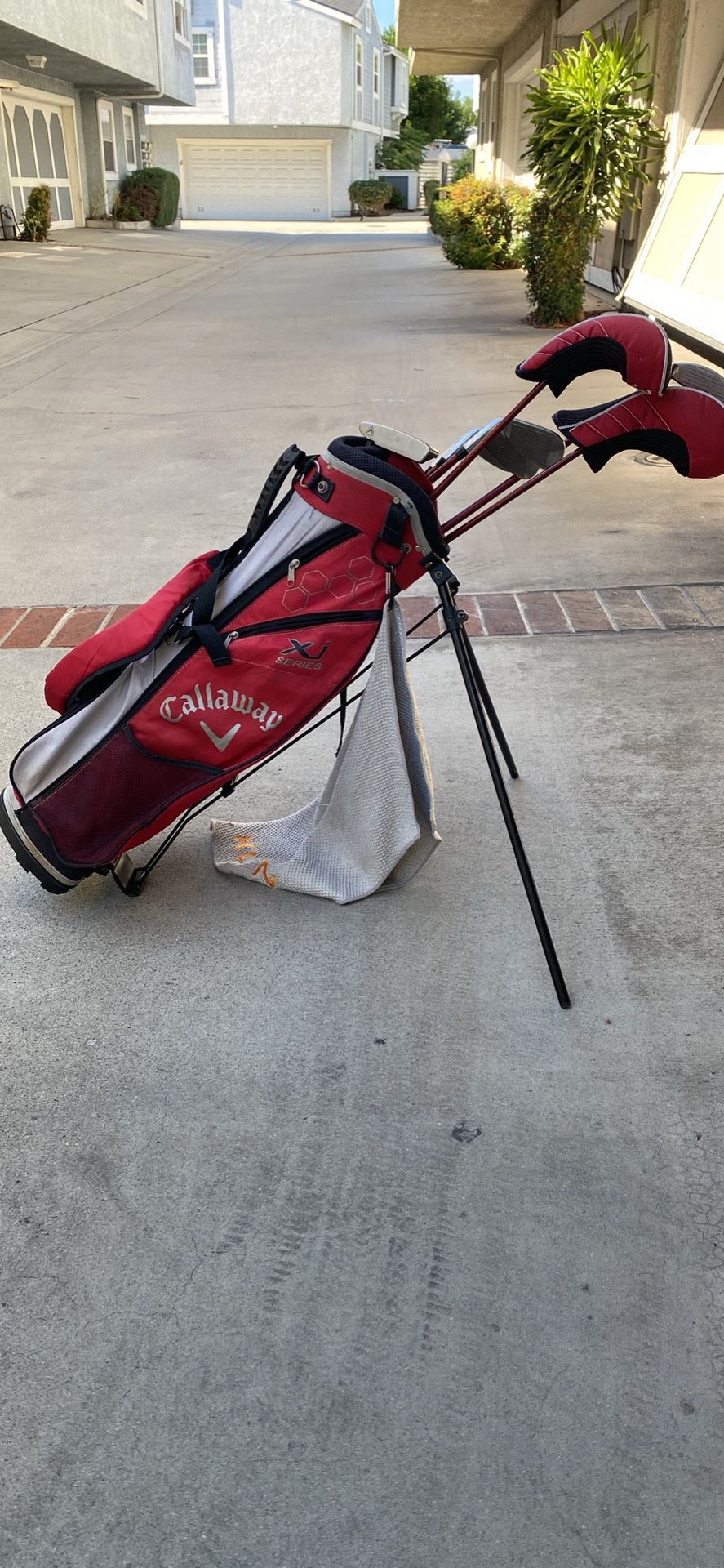 Kids Callaway Golf Clubs And Bag 60”