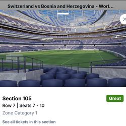 FIFA World Cup Tickets 2026 Match 26 (4 tickets)