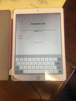 Apple iPad Air 2 - iCloud locked cracked screen