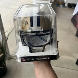SIGNED NFL HELMEt