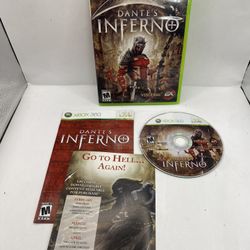 Dante's Inferno (Microsoft Xbox 360, 2010) CIB with Manual