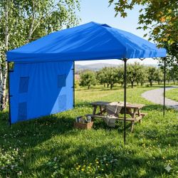 BRAND NEW EZ Pop Up Tent Canopy 10x10 Feet Pop Open Party Tent Sun Shade with Weight Bags Carrying Bag