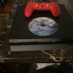Ps4 500 Gb With Ace Combat Skies Unknown Game &  Controller And Plugs
