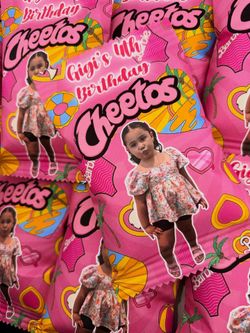 Custom Barbie chip bags