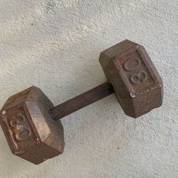 30 pound dumbbell