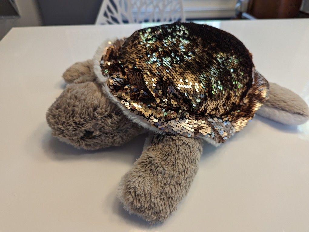 Large Plush Flip Sequins Turte