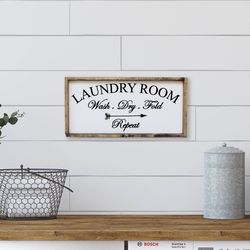 Wall decor Laundry Room 