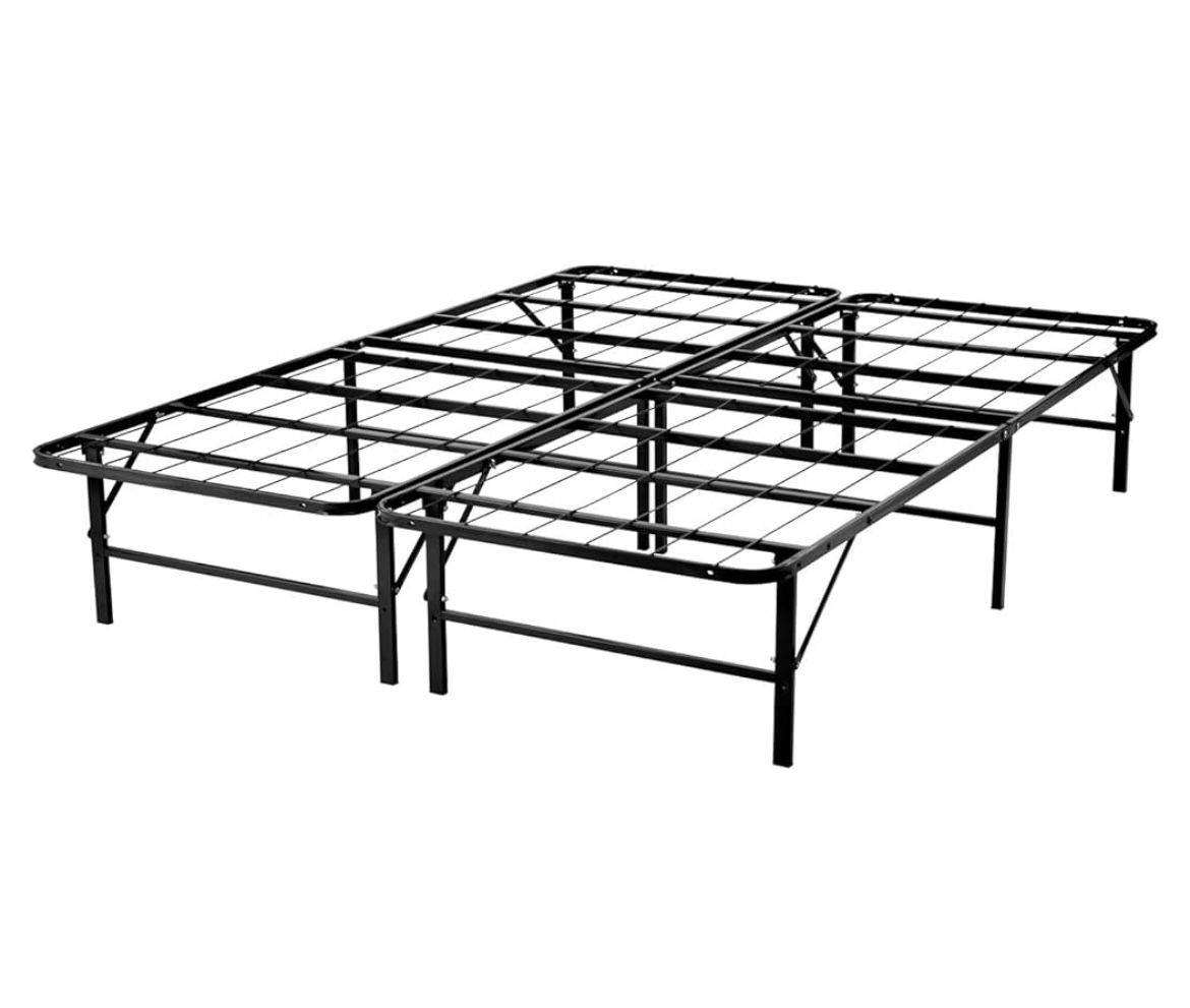 Foldable Queen Mattress Bed Frame