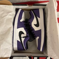 Court Purple Jordan 1’s