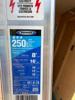 Werner adjustable ladder