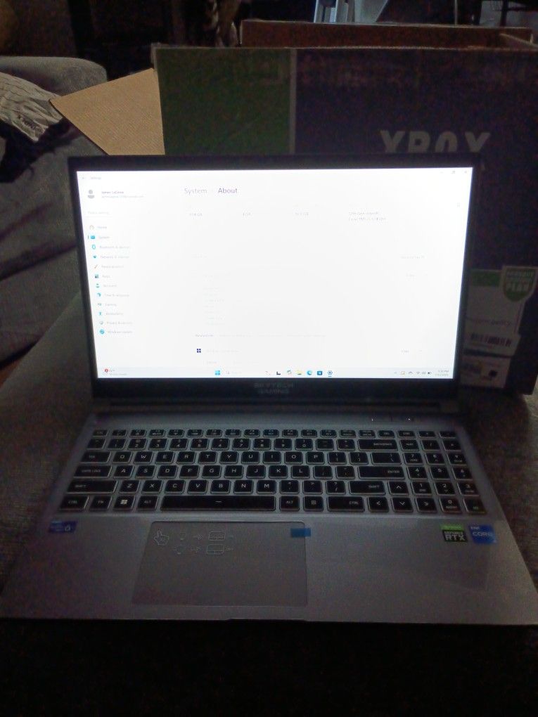 Skytech Gaming Laptop | 1 TB | 16GB RAM | Nvidia GForce 3050 graphics card