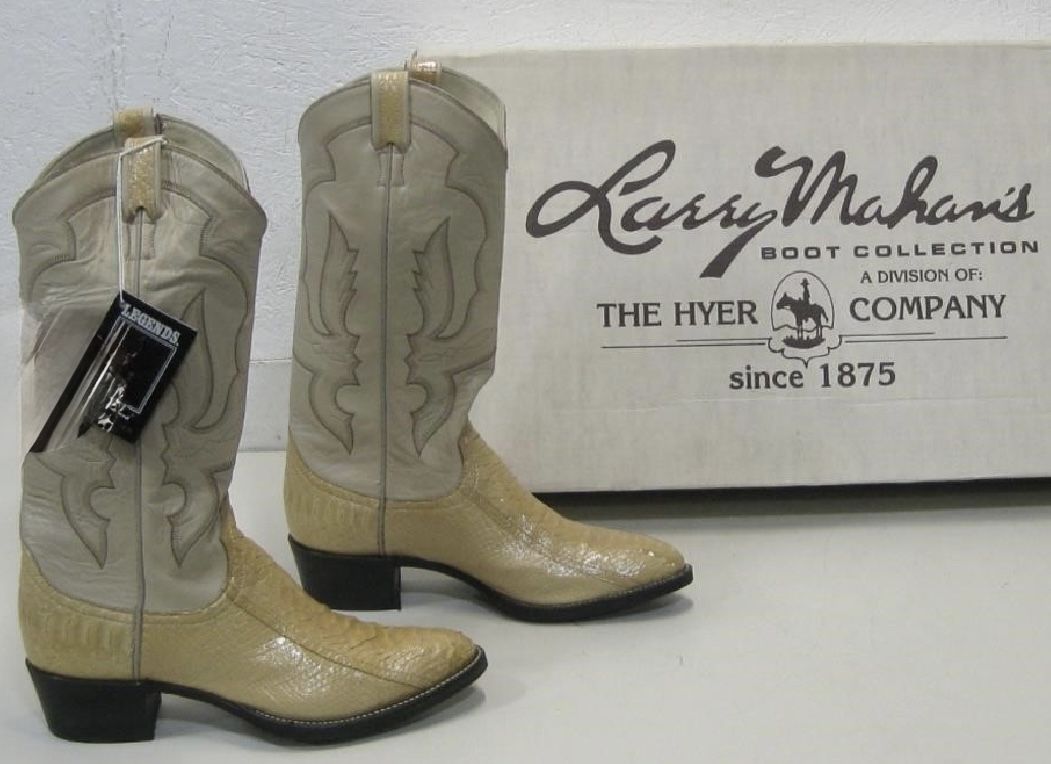 Vintage Eel Cowboy Boots - Larry Mahan’s