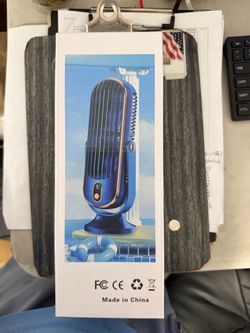 Wholesale Only// $5 Table Tower Fans, Powerful Dual Fans 5 Speeds LEDDisplay USB Plug in Quiet BruhlessMoor Cooling Fan for Home Office Dorm Room