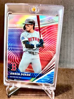 2026 Topps Chrome Jarren Duran Rivals Away REFRACTOR #RVA-20 Rookie Red Sox SP