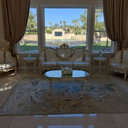 Classic Elegant Italian Sofa Set