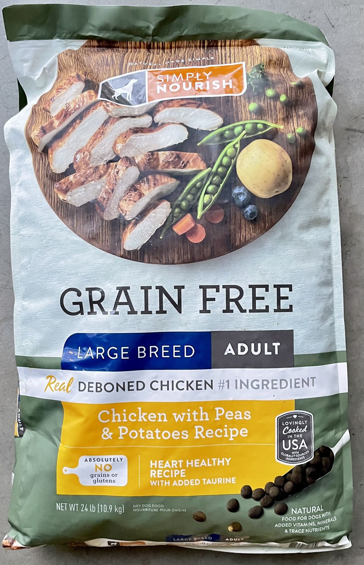 Simply Nourish® Original Large Breed Adult Dry Dog Food - Chicken, Pea & Potato, 24lbs